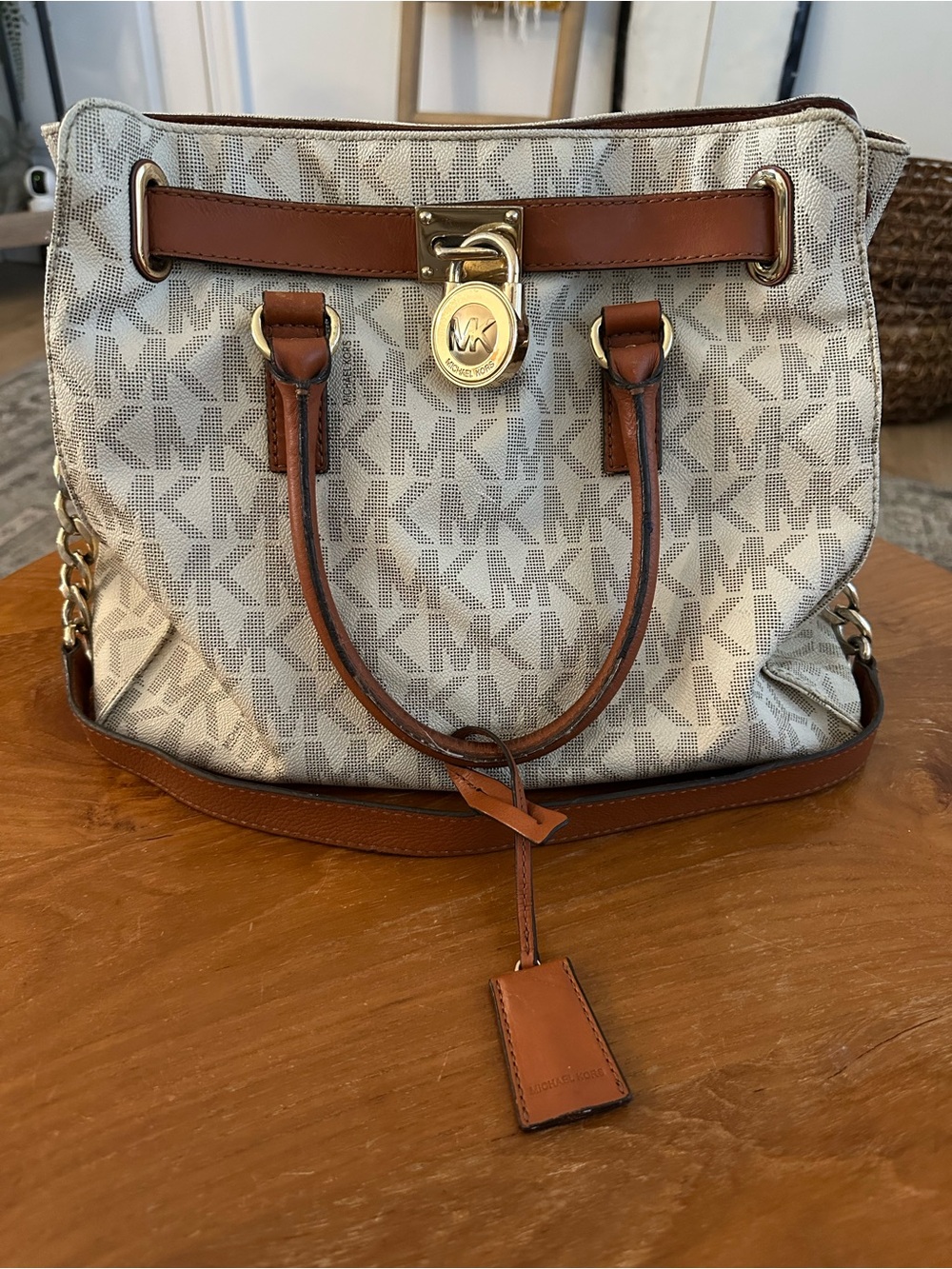 Michael Kors Hamilton Large Logo Tote